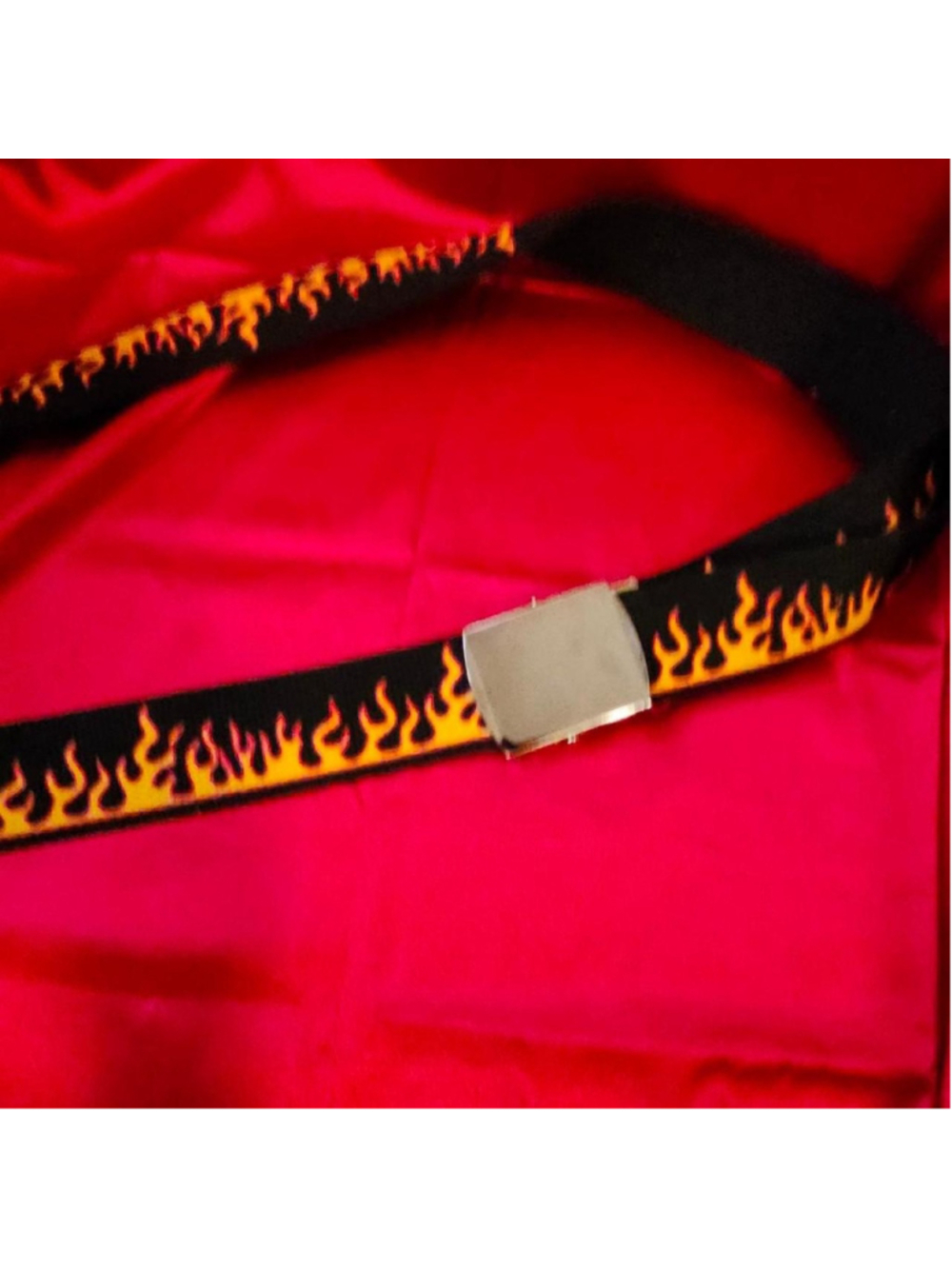 Urban Outfitters Flame Web Unisex Belt 🔥 - Picture 2 of 7